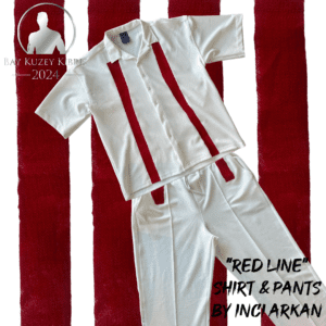Bay Kuzey Kıbrıs 2024 “RED LINE” Shirt & Pants by İNCİ ARKAN